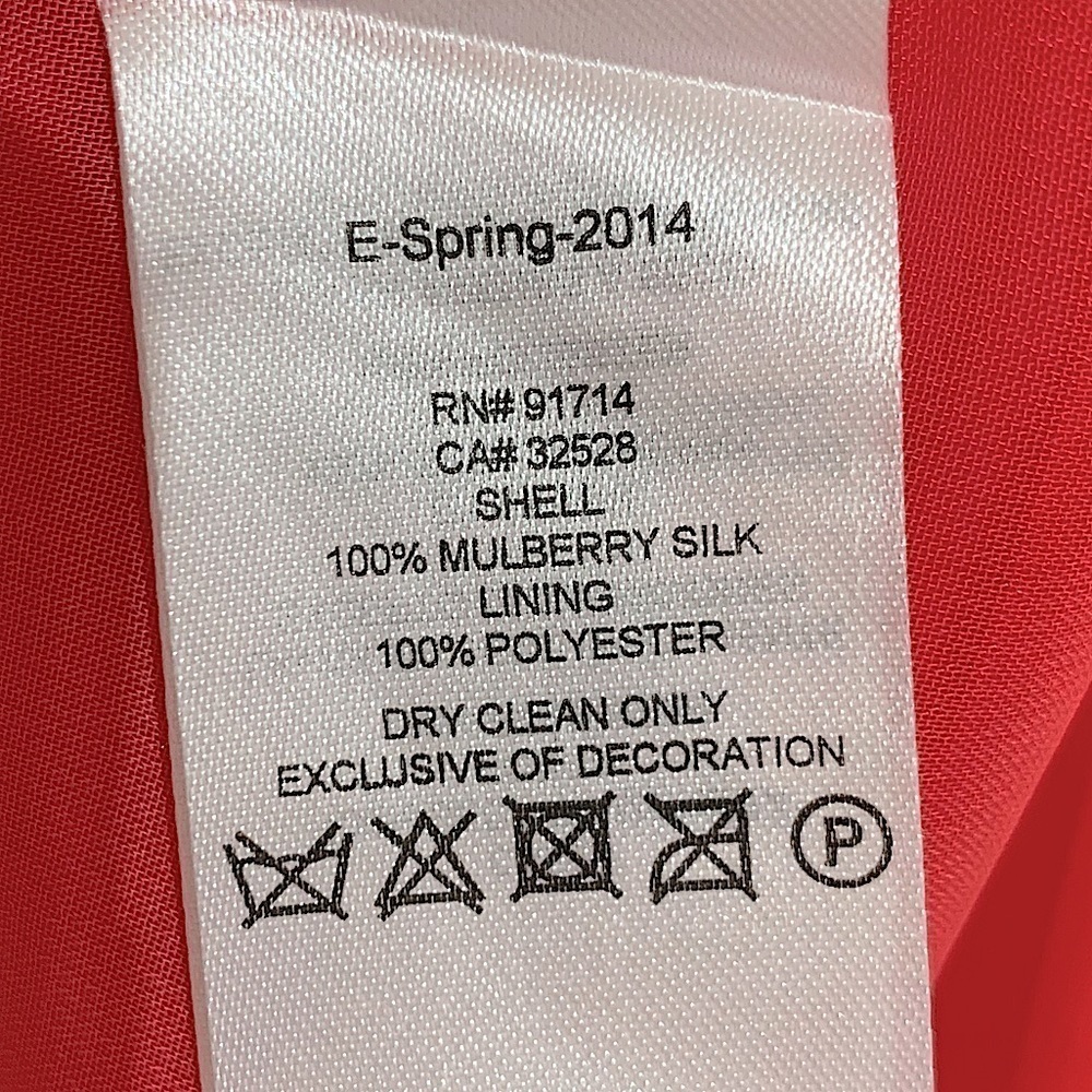 Armani exchange pink silk high low dress size 2 - Picture 5 of 8
